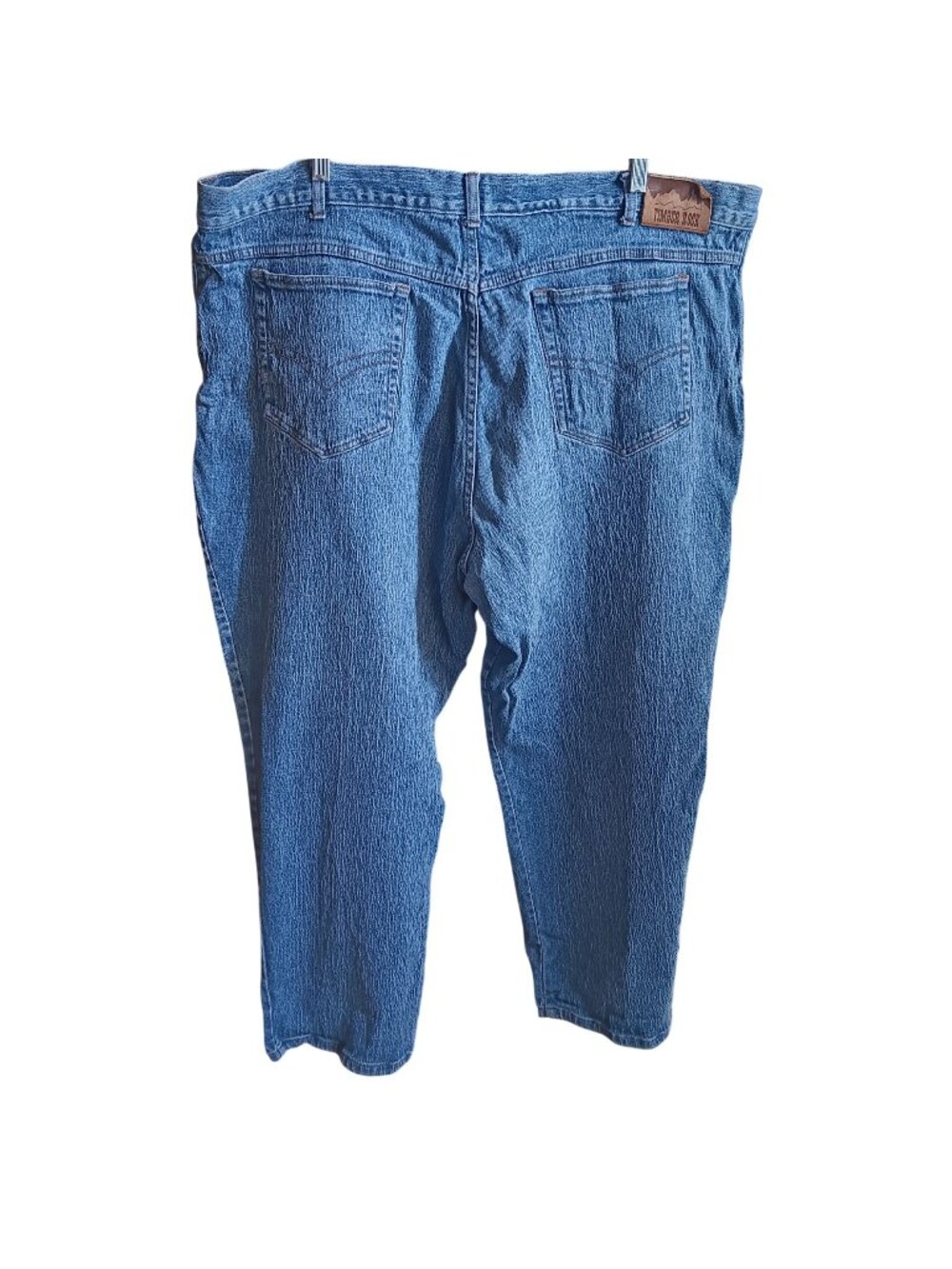 Mens Acid Wash Jeans 46x29 Vintage 1990s TIMBER ROCK Stretch Straight Jeans